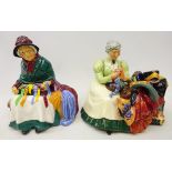 Two Royal Doulton figures comprising 'The Wardrobe Mistress' HN2145 and 'Silks and Ribbons' HN2017