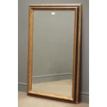 Rectangular bevel edges mirror in painted frame, W71cm,