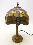 Tiffany style Dragonfly design table lamp,