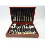 Canteen of Cooper Ludlam silver-plated cutlery in the Dubarry pattern,