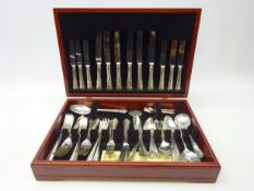 Canteen of Cooper Ludlam silver-plated cutlery in the Dubarry pattern,