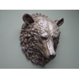 Wall mounted Grizzly Bear model, H46cm Condition Report <a href='//www.