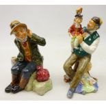 Two Royal Doulton figures comprising 'The Puppetmaker' HN2253 and 'Owd Willum' HN2042 (2)
