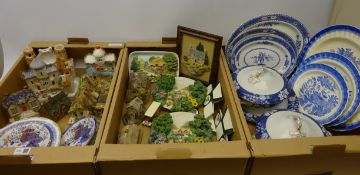 Collection of Victorian and later Staffordshire models,