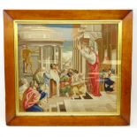 Late 19th century tapestry depicting St Paul Preaching at Athens,