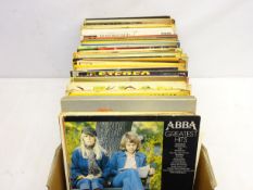 Collection of 50's and later vinyl LP's including Abba Greatest Hits,