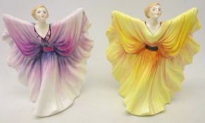 Two Royal Doulton figures comprising 'Isadora' HN2938 and 'Celeste' HN3322 both designed by Peter