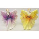 Two Royal Doulton figures comprising 'Isadora' HN2938 and 'Celeste' HN3322 both designed by Peter