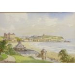 Scarborough South Bay, watercolour signed by Don Micklethwaite (British 1936-),
