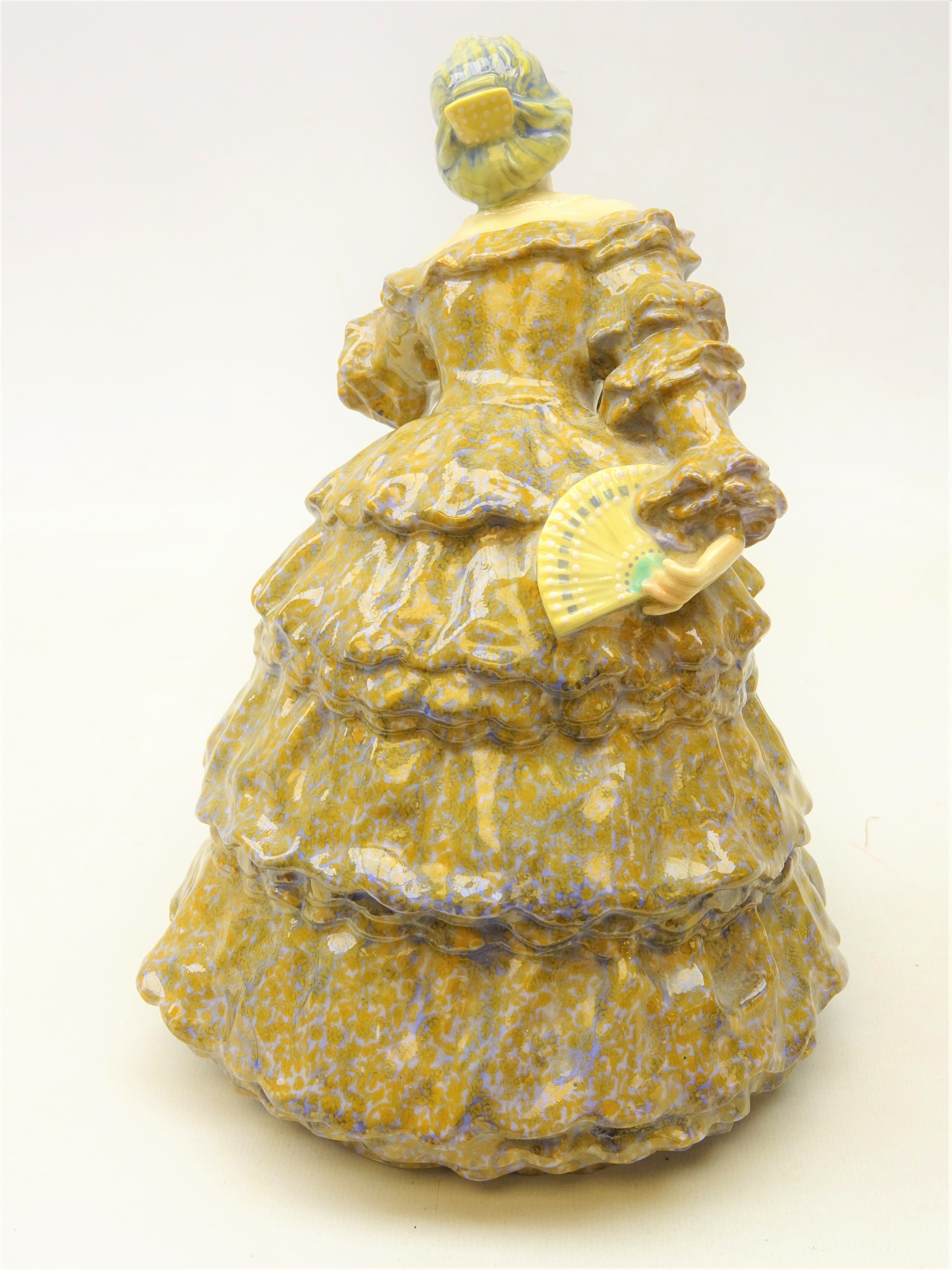 Early Royal Doulton figure 'The Flounced Skirt' designed by E.W. - Image 2 of 3