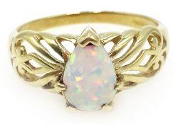 9ct gold opal dress ring, hallmarked Condition Report <a href='//www.