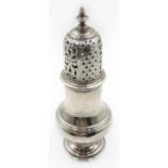 George II silver sugar caster by Samuel Wood London 1757 18cm approx 7oz Condition Report