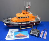 Radio Controlled 1:16 scale model of the RNLB Trent Class Lifeboat 'Samarbeta' 14-10 with assembly