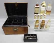 Victorian travelling Apothecary case,