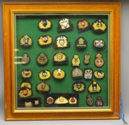 Collection of Merchant Navy and other cap badges mostly bullion wire work decorated incl.