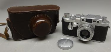 Leica 3G Camera Nr.861579 with Ernst Leitz GmbH Wetzlar Elmar f=5cm 1:2.8 Nr.