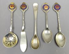 RMS EPNS and enamel Spoons etc incl.