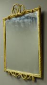 Early 20th century Admiralty type wall mirror,