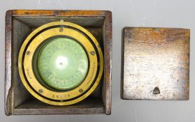 E.S. Ritchie and Sons, Boston, brass Nautical Compass No.