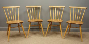 Set four 1950s/60s Ercol 'Windsor' stick back chairs