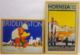 'Hornsea', 20th century reproduction Railway poster originally designed by Harry Hudson Rodmell