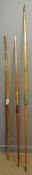 Yew-wood longbow, L188cm,