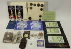 Collection of Great British and world coins including; United States of America 1853 one dime,