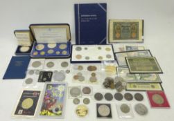 Collection of Great British and World coins including; 1974 'Coinage of Barbados',