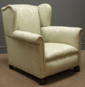 Early 20th century wingback armchair,