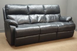 Three seat manual reclining sofa (W200cm),
