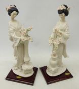 Pair Giuseppe Armani Oriental figures,