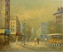 French Street Scene,