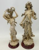 Two Giuseppe Armani female figures, dated 1992 and 93,