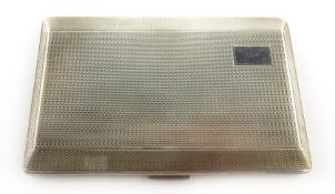 Silver cigarette case Birmingham 1953,