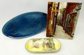 Royal Doulton Under the Greenwood Tree series ware oblong dish titled 'Robin Hood The King of