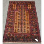 Old Baluchi prayer rug,