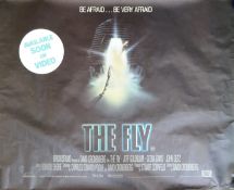 Collection of rolled Cinema posters comprising 1986 film The Fly 101cm x76cm,