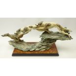 Capodimonte limited edition group 'Running Free', designed by Guiseppe Armani,