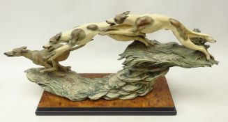 Capodimonte limited edition group 'Running Free', designed by Guiseppe Armani,