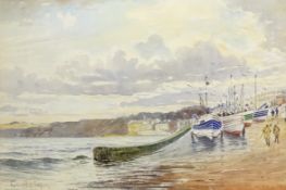 Filey Slipway, watercolour signed by Edward H Simpson (British 1901-1989) 27.5cm x 42.