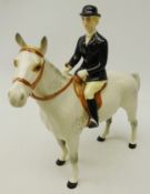 Beswick huntswoman on grey horse no.