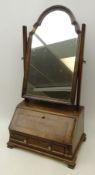 19th century mahogany toilet mirror,