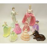 Coalport figures 'Millennium Debut', 'Clementine Debut in Paris', both with certificates,