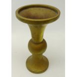 Early 20th century Chinese bronze Gu vase,