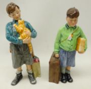 Two Royal Doulton figures Welcome Home HN3299 and The Boy Evacuee HN3202