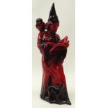 Royal Doulton flambe figure 'The Wizard', HN 3121, H25.