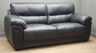 Three seat sofa (W205cm), and matching two seat sofa (W158cm),