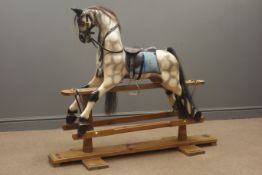 Victorian style wooden rocking horse by The Worcestershire Rocking Horse Company, named Elle,