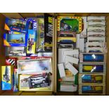 Twelve Lledo promotional die-cast models for comics and twenty-nine others by Corgi,