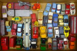 Forty unboxed and playworn Corgi models including Ice Cream Van on Ford Thames No.